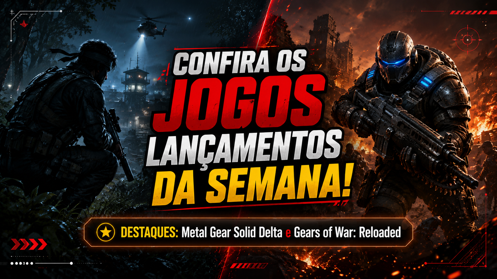 Jogos lançamentos da semana