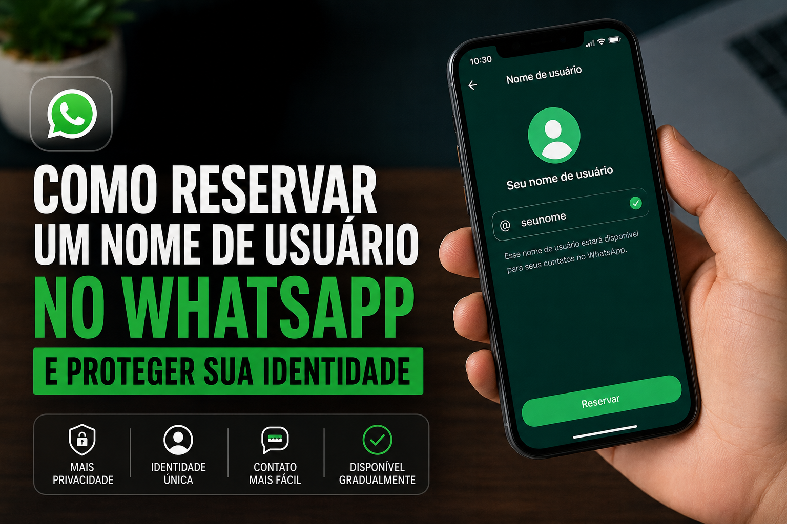 Nome de usuário no WhatsApp: como reservar